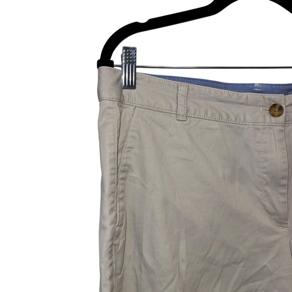 Talbots Womens Beige The Weekend Chino Pants Size 12 - Picture 2 of 7